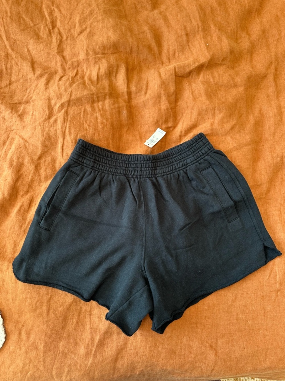 aerie Black Athletic Lounge Shorts